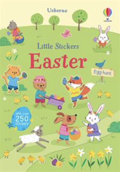 Usborne Little Stickers Easter book cover art