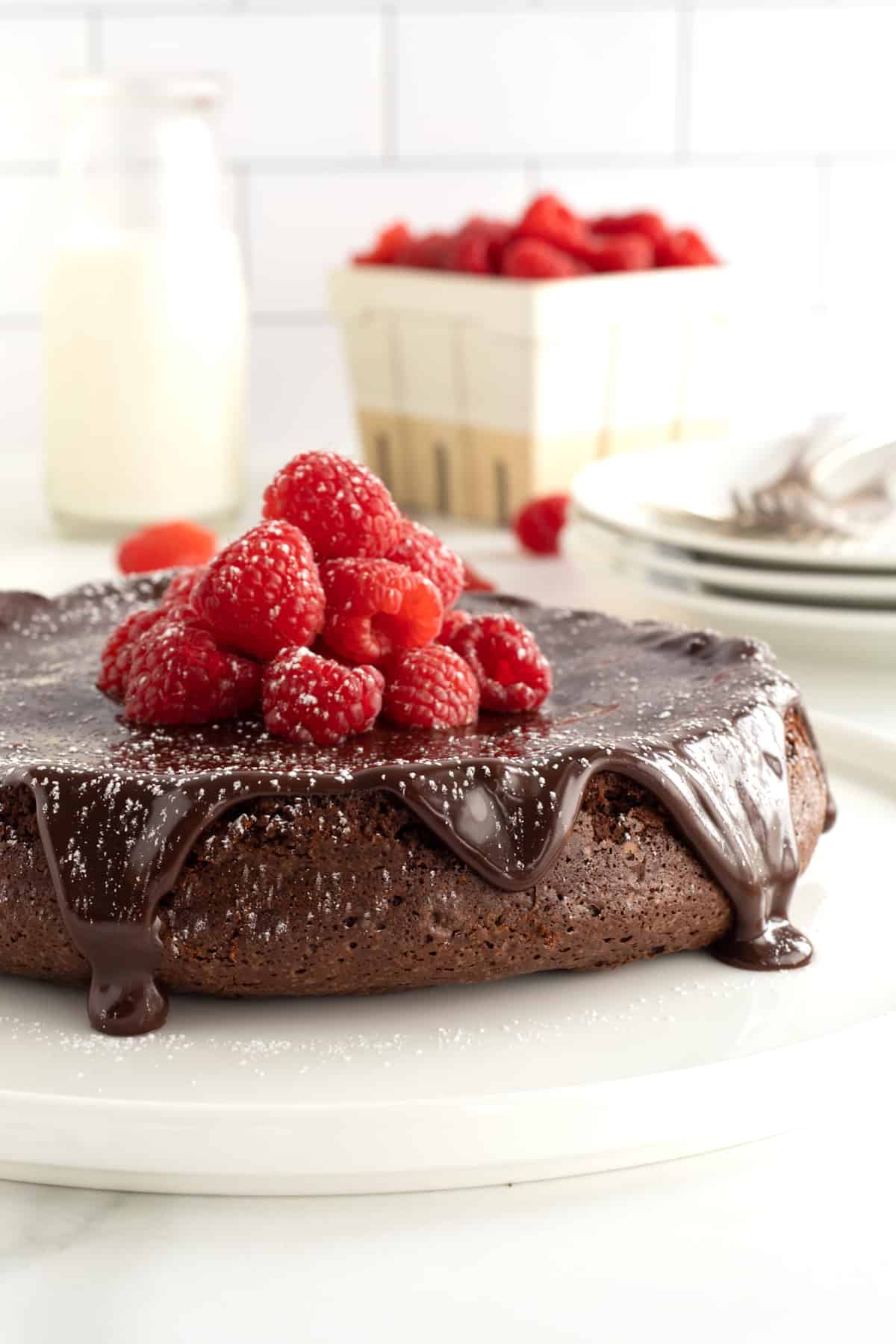 Flourless Chocolate Cake from The BakerMama