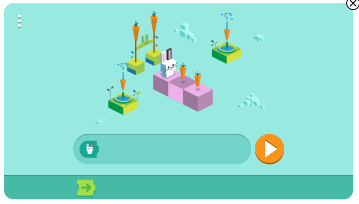 Coding for Carrots Google Doodle Screenshot - Kids Activity Blog