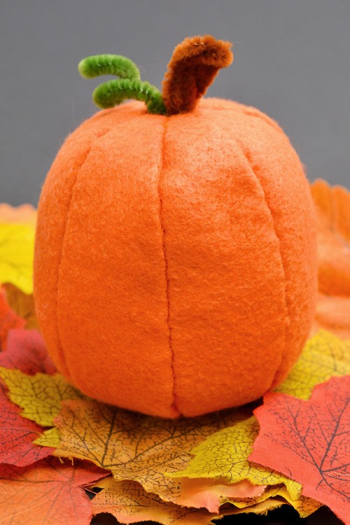 Halloween Craft - Felt Pumpkin Pattern
