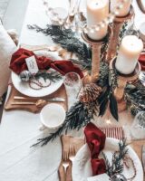 56 WONDERFUL AND CAREFUL CHRISTMAS TABLES Pictures 13