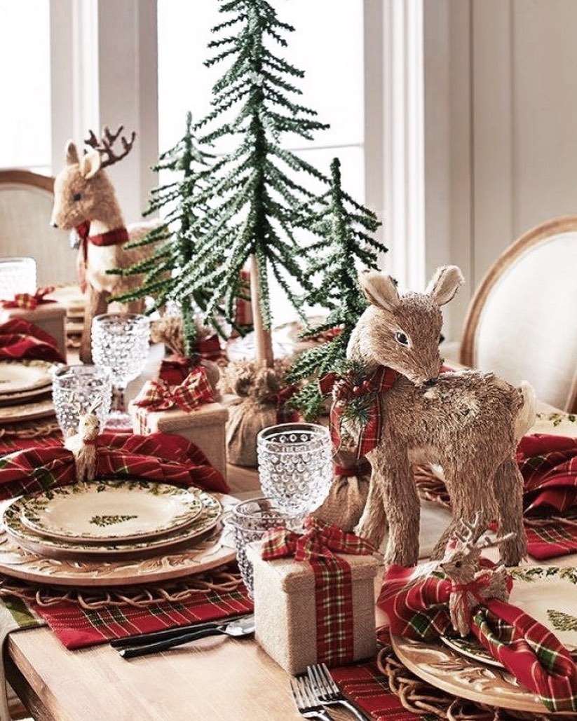 56 WONDERFUL AND CAREFUL CHRISTMAS TABLES Pictures 17