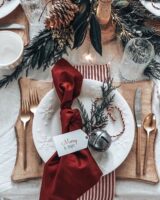 56 WONDERFUL AND CAREFUL CHRISTMAS TABLES Pictures 19